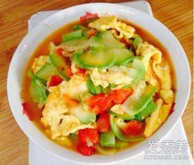 角瓜西红柿炒着吃