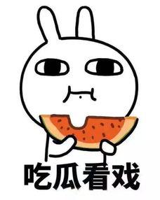 装作吃瓜的样子